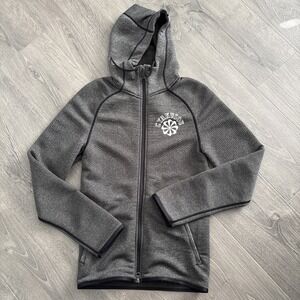 Nike Undercover Gyakusou Kyma Hoodie Men's XS Swoosh Logo On Full Zip Gray